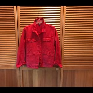 Isda & Co. Red Cotton Chore Jacket